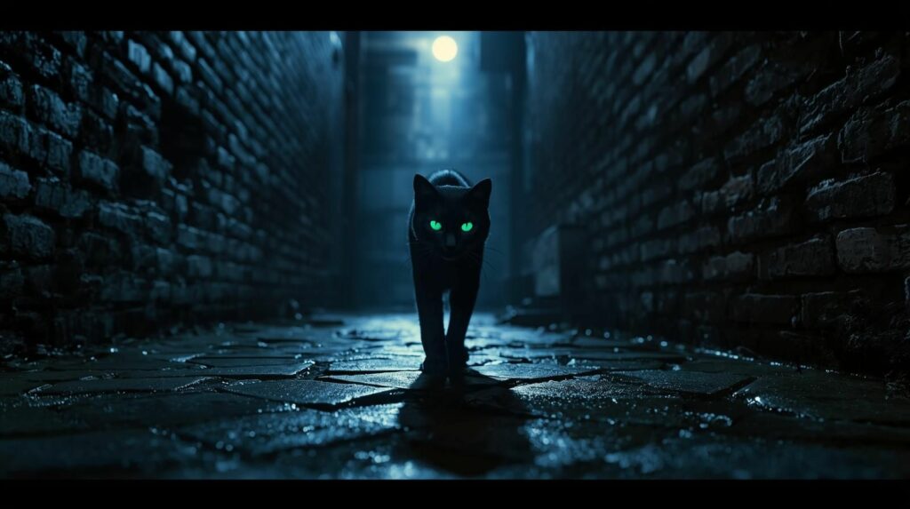 Como os gatos enxergam o mundo noite