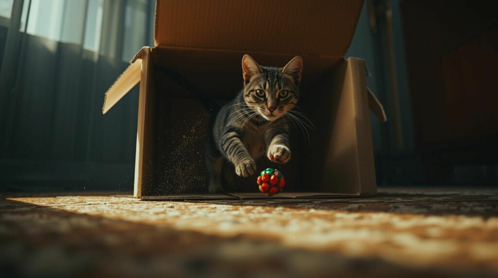 Por que os gatos de caixa stress