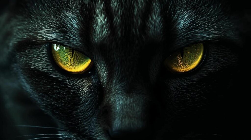 Como os gatos enxergam o mundo escuro