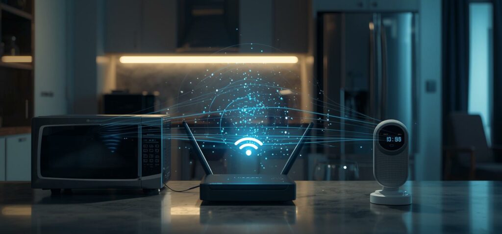 Como o Wi-Fi funciona com interferência