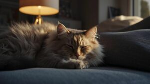 Por que os gatos dormem tanto sofá