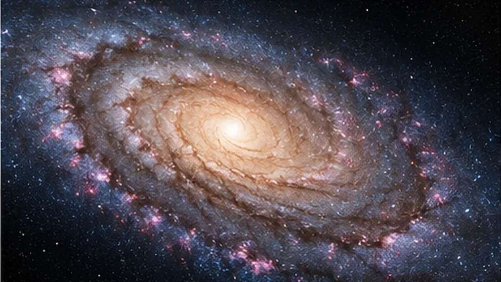 Galáxia espiral representando fatos curiosos sobre ciência e o Universo