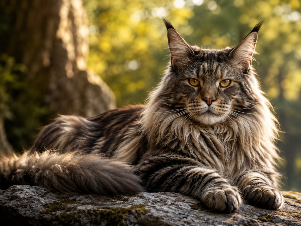 Gatos Gigantes Maine Coon