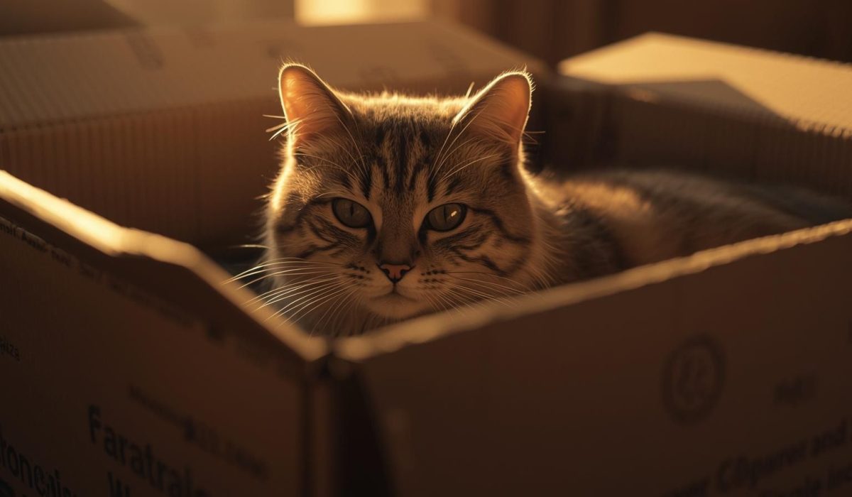 Por que os gatos gostam de caixas