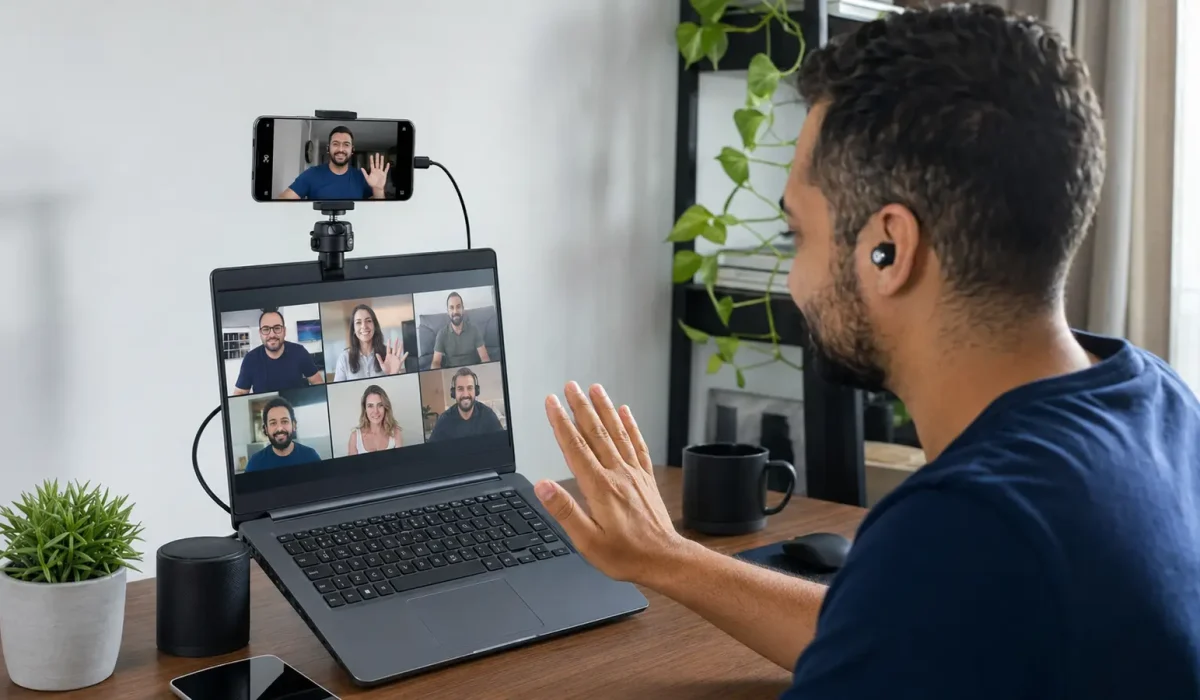 Como usar o celular Android como webcam no Windows 11